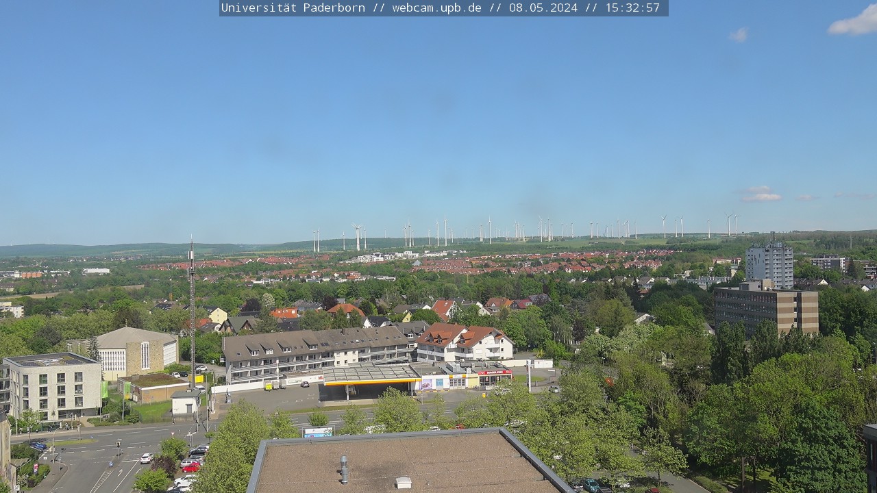 Webcam Paderborn - Towercam Universit�t Paderborn